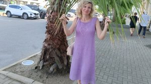 Мой шикарный льняной сарафан.