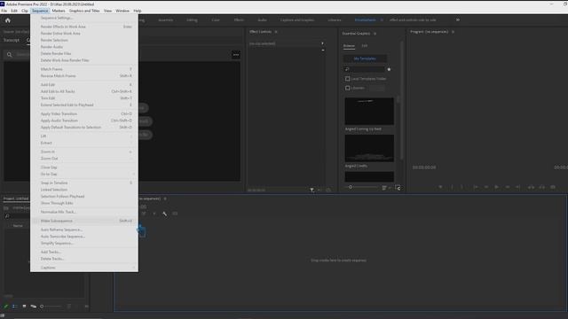 KEYBOARD SHORTCUTS IN PREMIERE PRO | PREMIERE PRO TUTORIAL