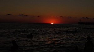 Закат на море