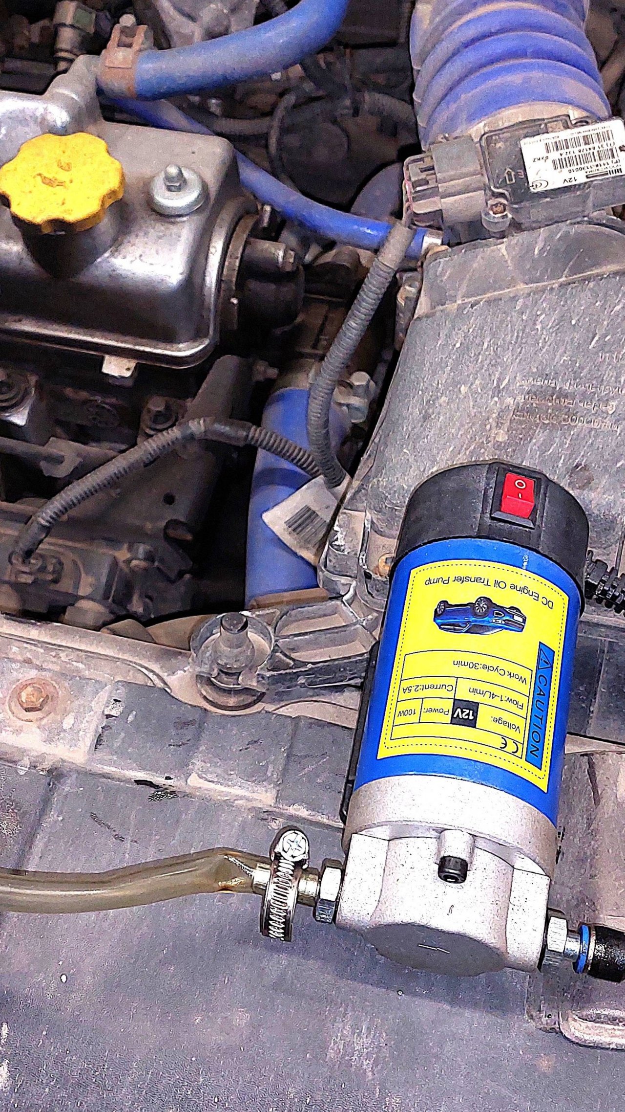 Откачка моторного масла через щуп на Гранте смотреть онлайн