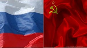 Российский исторический триколор заменен красным флагом .  День рождения красного флага