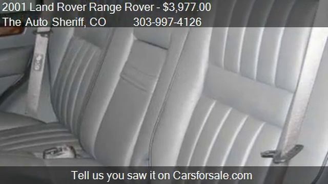 2001 Land Rover Range Rover 4.6 SE 4WD 4dr SUV for sale in D смотреть онлайн