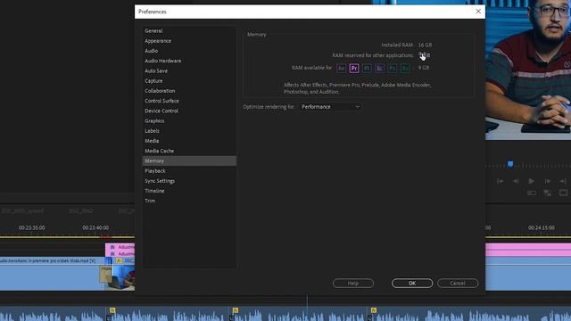 #11 Memory tezkor xotira sozlamasi tezroq render qilish | Premeire pro o'zbek tilida смотреть онлайн
