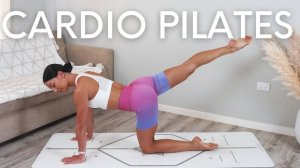 Move with Nicole - 40 MIN CARDIO PILATES || Full Body Workout (Low Impact)