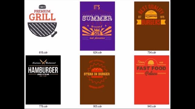 Free Download Vector File Retro TShirt Design Burger T Shirt Design Part 1