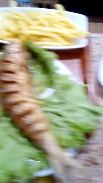 жареные рыба,фарел на мангале+картошка фри 🍟🙏🤗👏👏🍽️🎏.