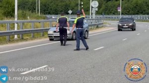 Облава на таксистов у аэропорта Храброво (Калининград)