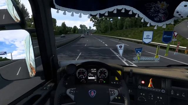 Euro Truck Simulator 2: Бордо - Реймс(комнатные цветы) 788км, с одного дубля смотреть онлайн