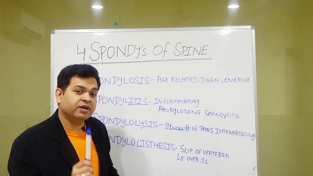 Spondylosis, Spondylolisthesis, Spondylitis, Spondylolysis- Cervical and Lumbar spondylosis смотреть онлайн