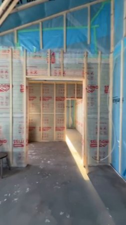 Теплый пол в каркасном доме, проект ГаммаХаус #каркасныйдом #дача #строительство #каркасныедома #стр