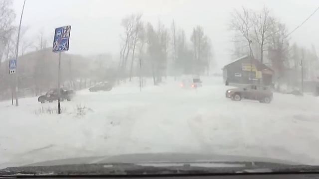 Снегопад в Петрозаводске смотреть онлайн