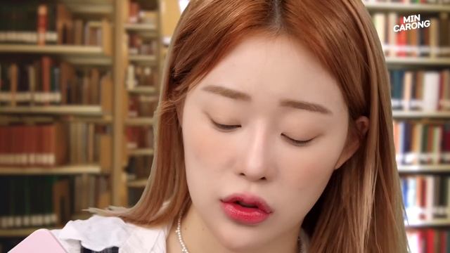 [ASMR] 도서관에서 청순한 첫사랑 메이크업🏫ㅣMINCARONG