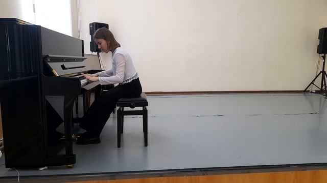 Фадеева Кристина ДШИ г. Ершов А.Бабаджанян Экспромт И.Бах трехголосная инвенция F- dur смотреть онлайн