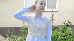 Жилет спицами.Стильный,модный  жилет .Как связать укороченный жилет спицами?