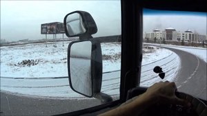 Дорога на город Кызыл дальнобой