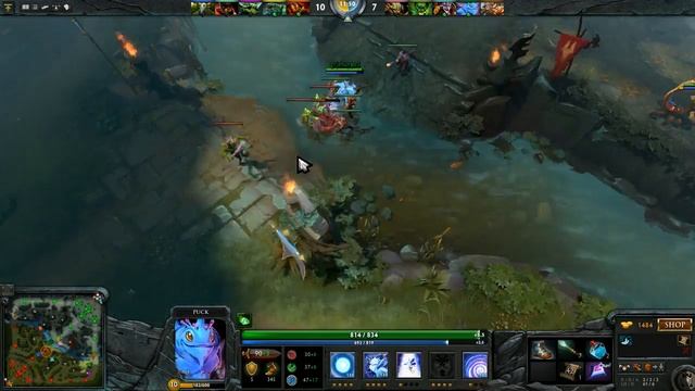 XBOCT (Puck) - Gameplay Dota 2 MMR смотреть онлайн