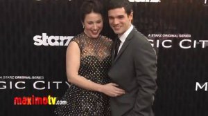 Lynn Collins and Steven Strait STARZ "Magic City" Los Angeles Premiere