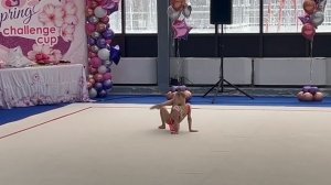 Художественная гимнастика Тетерятникова Дарья ЦХГ1 Challenge cup Пируэт 2025