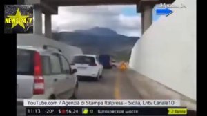 Новости 08 01 2015 МОСТ на Сицилии обвалился сразу после торжественного открытия