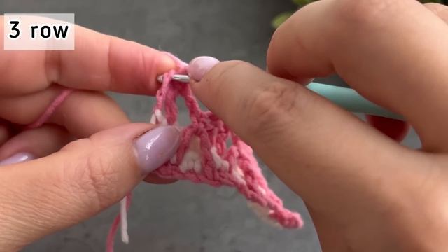 🤩💖 ВАУ! НЕОБЫКНОВЕННЫЙ двусторонний двухцветный УЗОР КРЮЧКОМ. Вязание крючком для начинающих.