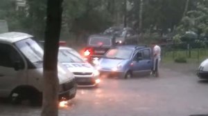 Потоп в Одинцово ул.Молодёжная