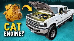 Устанавливаем CAT 3126 в Ford F350 за 30 минут!