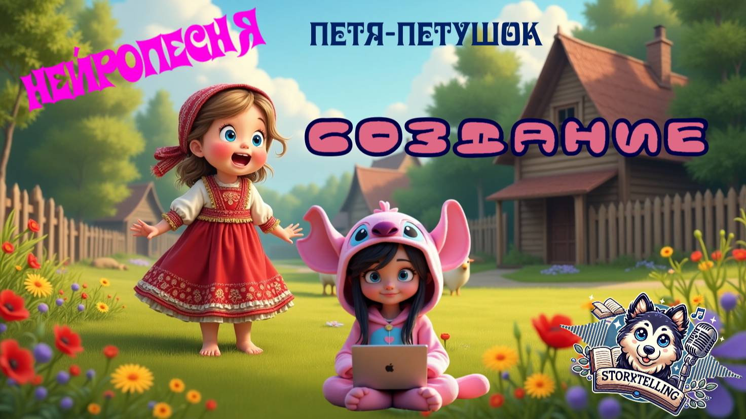 Создание НейроПесни "Петя-петушок"