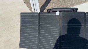 Ecoflow 160W solar panels and Ecoflow delta mini