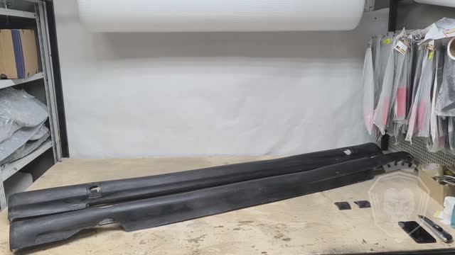 Пороги AMG Mercedes W210 рестайлинг смотреть онлайн