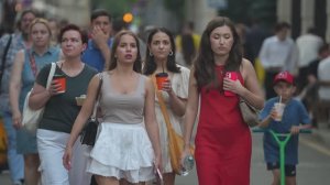 4K.Beautiful places of our city on the party streets of Russia!