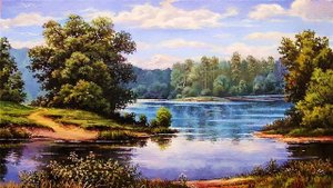 Пейзажи художника Станислава Малярчука.