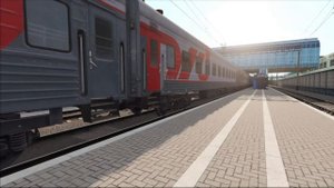 Прибытие поезда №99 Симферополь — Ростов-на-Дону на ст. Ростов - Главный | Trainz 2019