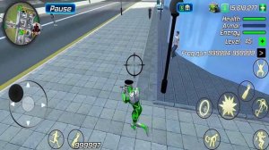 Rope Frog Ninja Hero Vegas Crime Simulator New Frog Truck - Android Gameplay