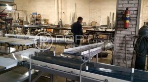 Конвейерная линия для перемещения упаковок для компании "Земля одна"