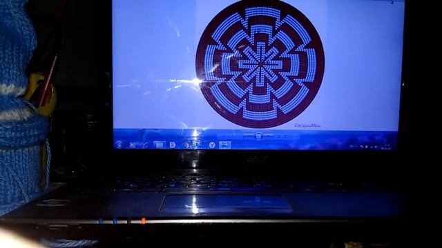 #вязальный_vlog #Вязаниекрючком #жаккард по кругу