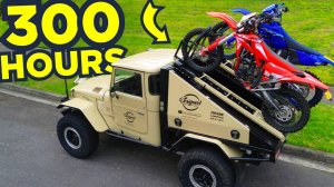 Крепление мотоциклов на кунге Land Cruiser FJ40