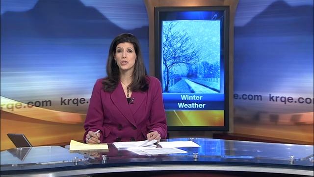 Winter storm rolls through NM смотреть онлайн