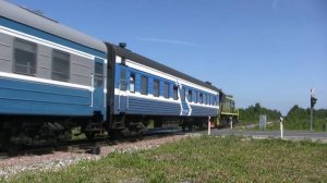 Тепловозы ТЭМ2-6487+ЧМЭ3-4208 на перегоне Виру-Ахтме / TEM2-6487 & ČME3-4208 between Viru and Ahtme