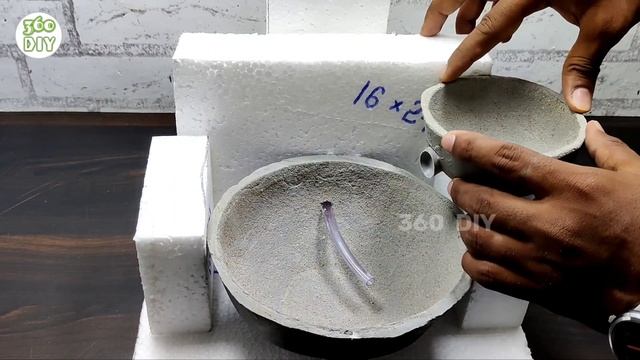 Cement Craft | Amazing Indoor Tabletop Decoration Waterfall Fountain | Best Water Fountains смотреть онлайн