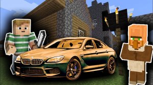 Я УГНАЛ МАШИНУ СОСЕДА В MINECRAFT