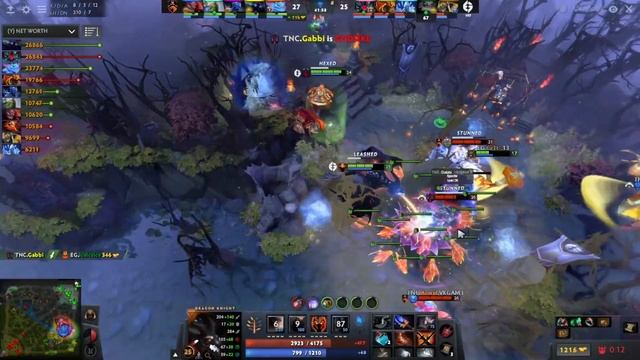 Arteezy Terrorblade, Abed Dragon Knight 2v5 fight! - EG vs Tnc g1 AniMajor dota2 смотреть онлайн