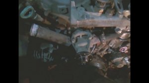 как поменять помпу и термостат TagAZ Road Partner (сангенг муссо) +кат№