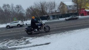 Москва  / Катаем / вот такая весна🤘😄 / На краузере зимой
Moscow Ride / Moto / Chopper Snow