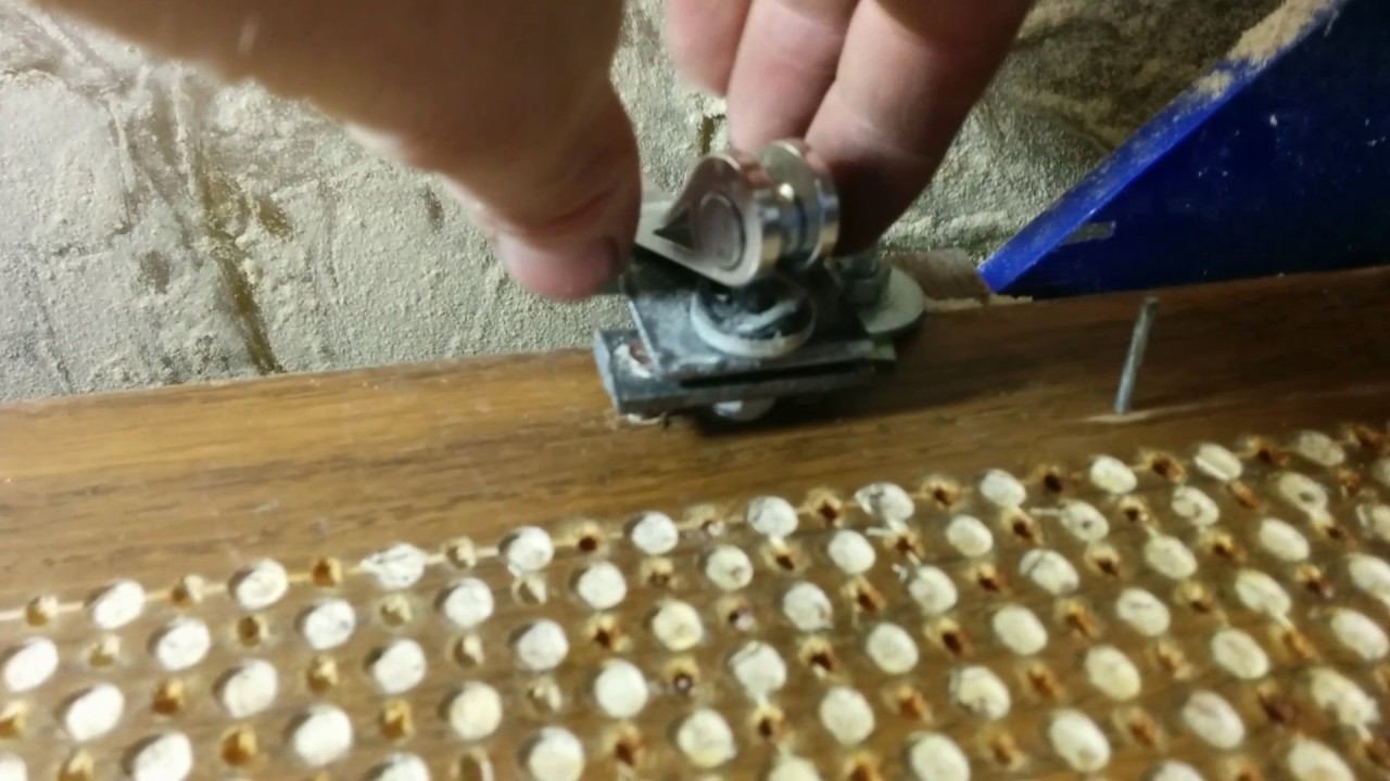 Простые прижимы заготовки из велосипедных эксцентриков