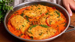 Эту КУРИЦУ, хочется готовить каждый день!Сочная и самая вкусная курица в соусе! На одной сковороде!
