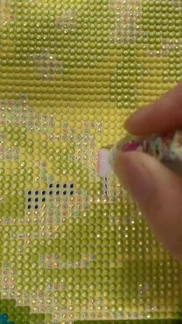 Green trees and bright moonlight #fansells  #diamondpainting #asmr #diy  #handicraft  #relaxation