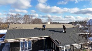 Мягкая черепица на каркасный дом.