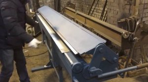 Это нереально! Гнёт три листа по 0,8мм каждый! Листогиб RMA!