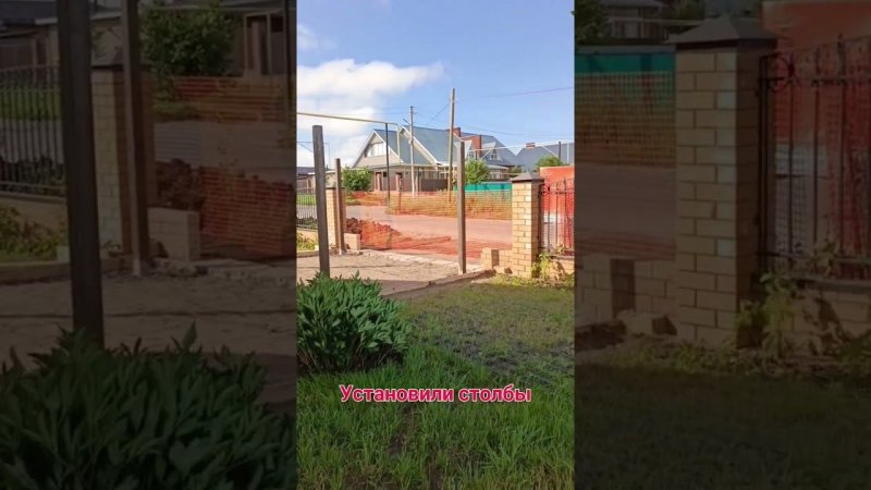 В двух минутах неделя строительства навеса для машины.