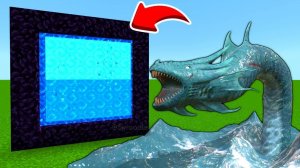 Как сделать Портал в Измерение ЛЕВИАФАНА в Minecraft PE